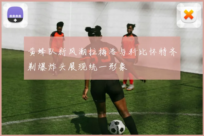 黄蜂队新风潮拉梅洛与科比怀特齐剃爆炸头展现统一形象